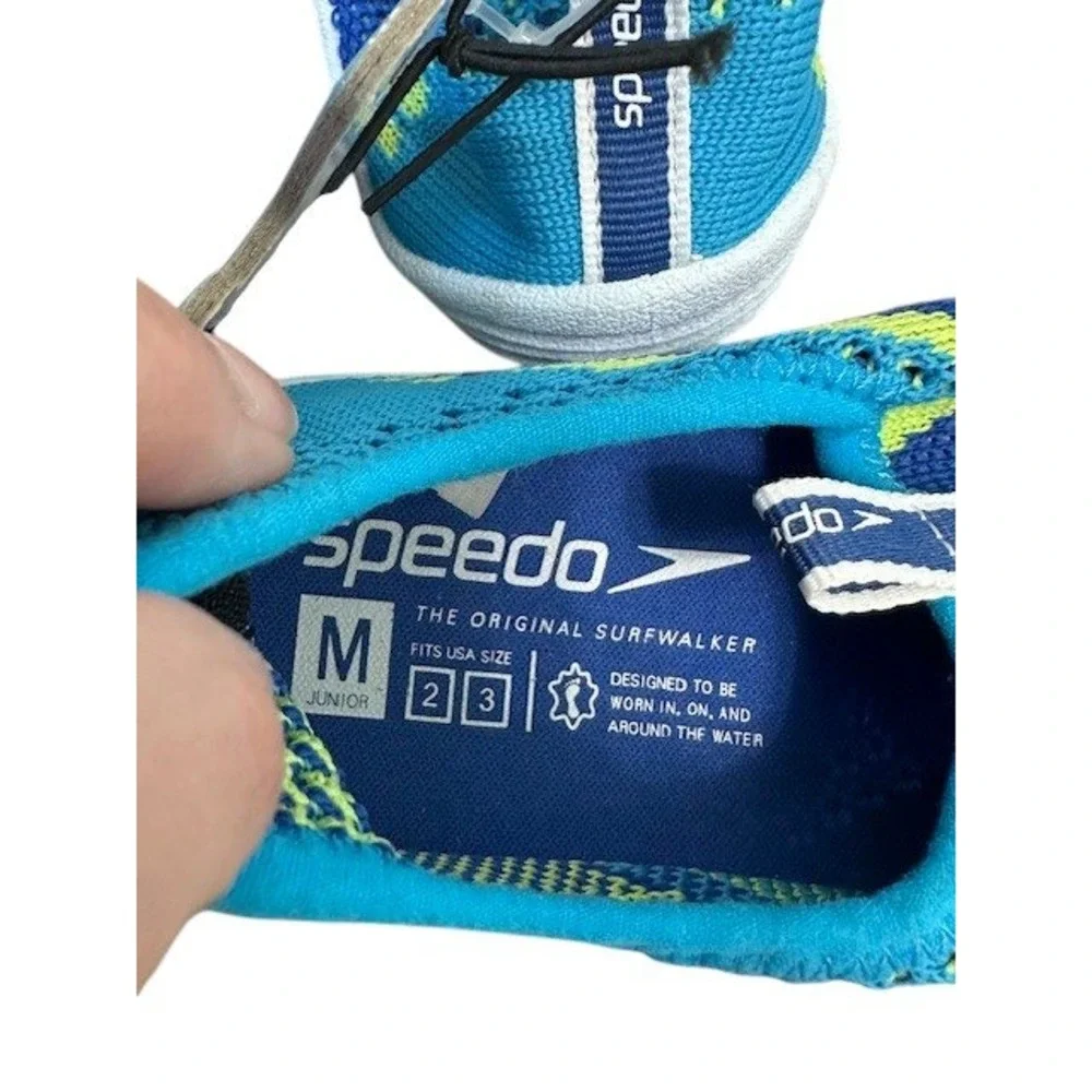 Kids Speedo Surfwalker Water Shoes Knit Ventilation Junior Size M‎ (2-3)